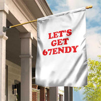 Let's Get Sendy 67 Garden Flag Funny 6 7 Six Seven 6 7endy Meme - Wonder Print Shop