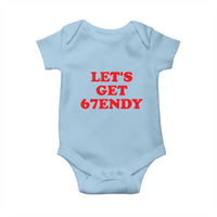 Let's Get Sendy 67 Baby Onesie Funny 6 7 Six Seven 6 7endy Meme - Wonder Print Shop