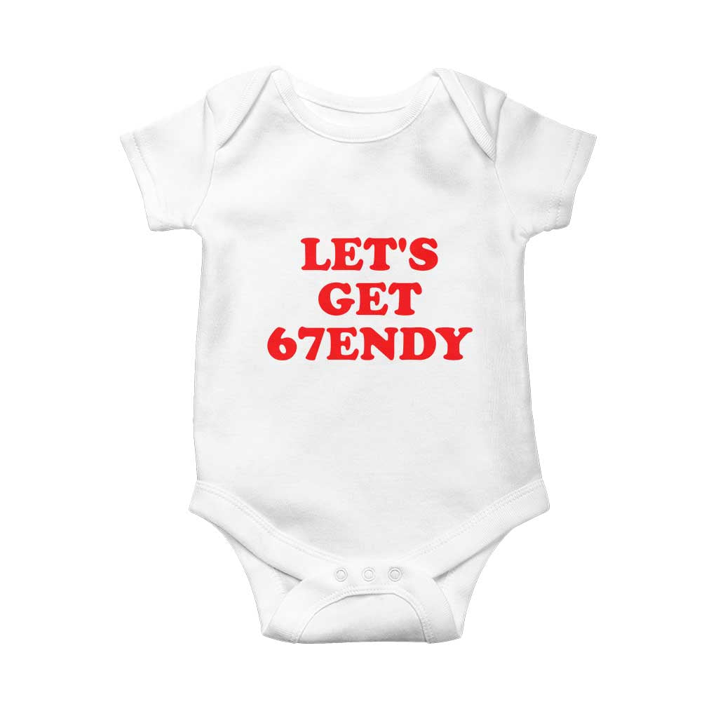 Let's Get Sendy 67 Baby Onesie Funny 6 7 Six Seven 6 7endy Meme - Wonder Print Shop