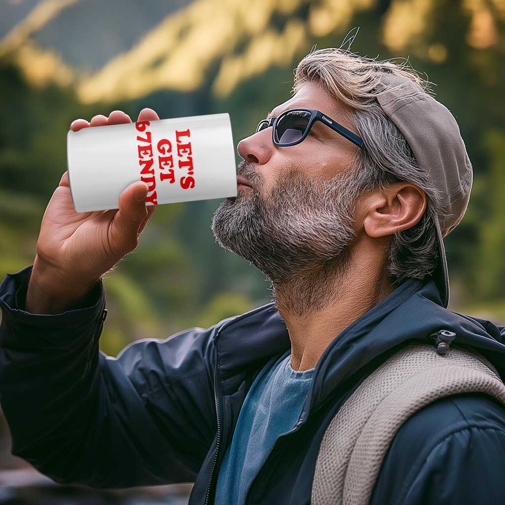 Let's Get Sendy 67 4 in 1 Can Cooler Tumbler Funny 6 7 Six Seven 6 7endy Meme - Wonder Print Shop