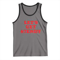 Let's Get Sendy 67 Tank Top Funny 6 7 Six Seven 6 7endy Meme - Wonder Print Shop