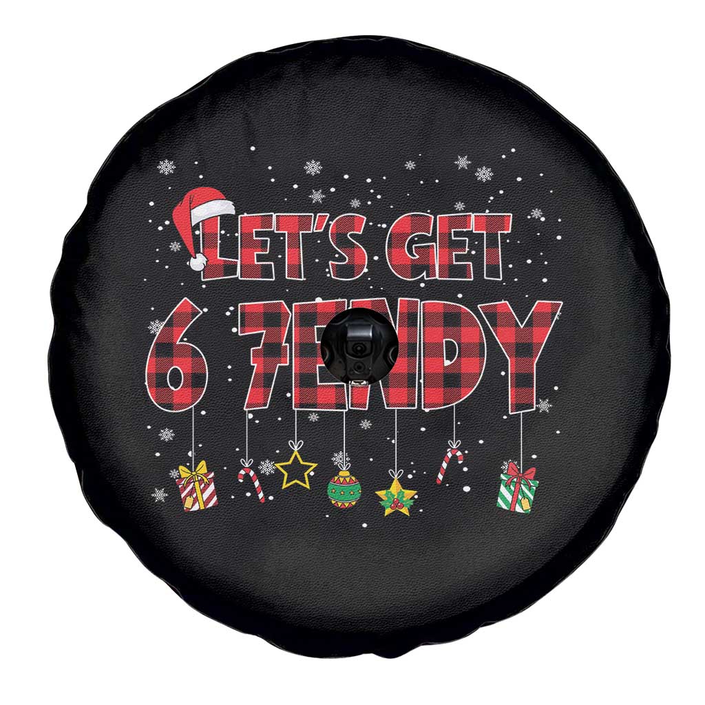 Six Seven Christmas Spare Tire Cover Let's get Sendy 7endy Funny 67 6 7 Meme Gen Alpha Slang - Wonder Print Shop
