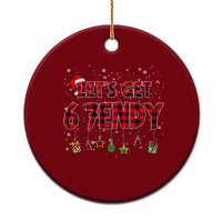 Six Seven Christmas Ceramic Ornament Let's get Sendy 7endy Funny 67 6 7 Meme Gen Alpha Slang - Wonder Print Shop