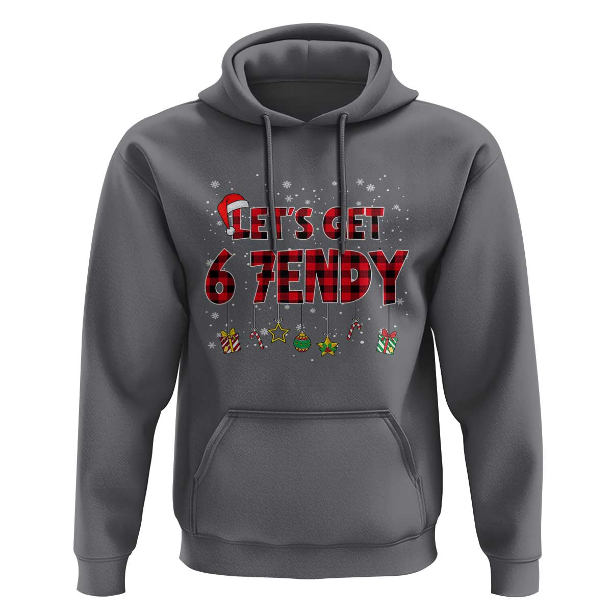 Six Seven Christmas Hoodie Let's get Sendy 7endy Funny 67 6 7 Meme Gen Alpha Slang - Wonder Print Shop