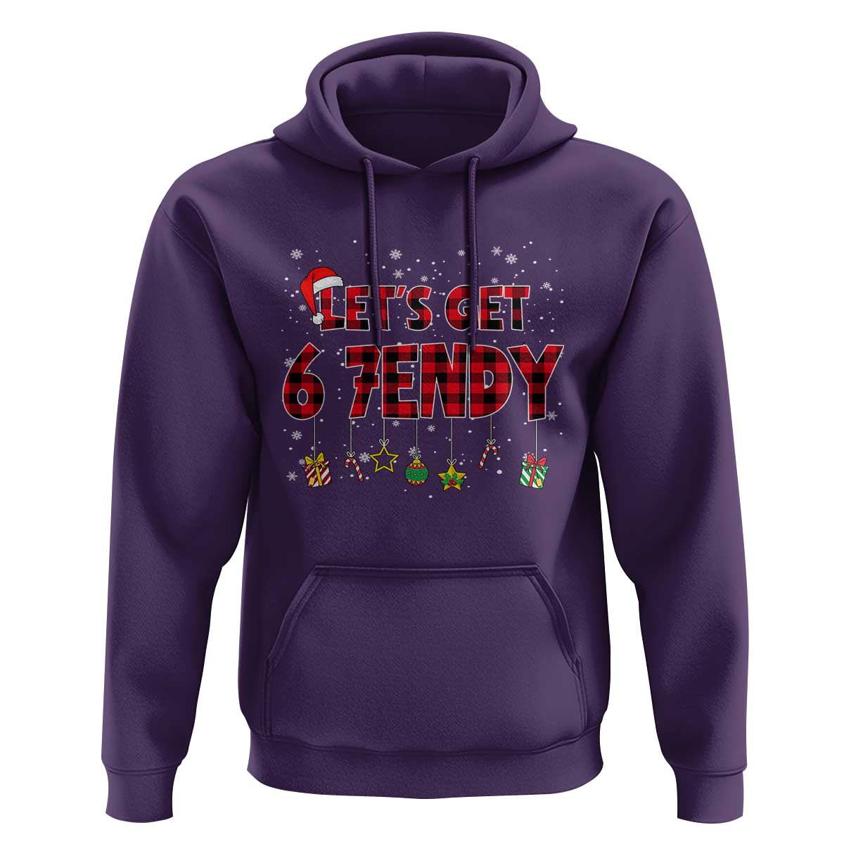 Six Seven Christmas Hoodie Let's get Sendy 7endy Funny 67 6 7 Meme Gen Alpha Slang - Wonder Print Shop