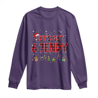 Six Seven Christmas Long Sleeve Shirt Let's get Sendy 7endy Funny 67 6 7 Meme Gen Alpha Slang - Wonder Print Shop