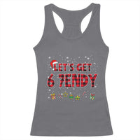 Six Seven Christmas Racerback Tank Top Let's get Sendy 7endy Funny 67 6 7 Meme Gen Alpha Slang - Wonder Print Shop