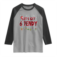 Six Seven Christmas Raglan Shirt Let's get Sendy 7endy Funny 67 6 7 Meme Gen Alpha Slang - Wonder Print Shop