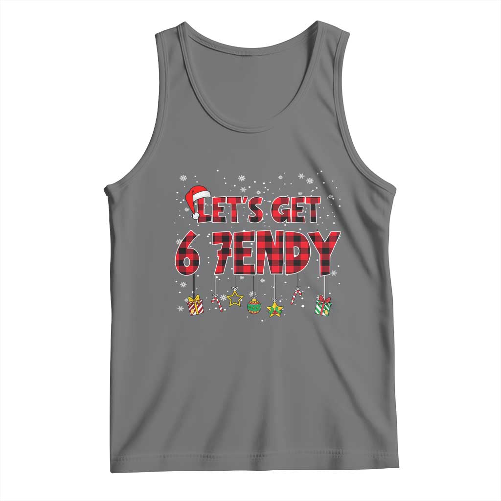Six Seven Christmas Tank Top Let's get Sendy 7endy Funny 67 6 7 Meme Gen Alpha Slang - Wonder Print Shop