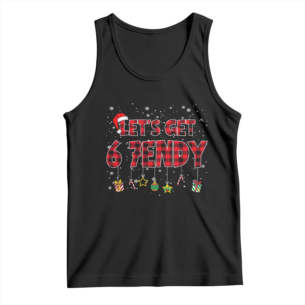 Six Seven Christmas Tank Top Let's get Sendy 7endy Funny 67 6 7 Meme Gen Alpha Slang - Wonder Print Shop
