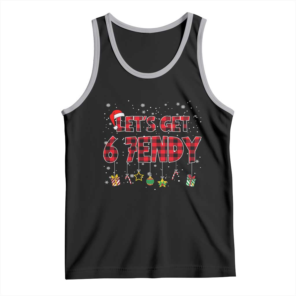 Six Seven Christmas Tank Top Let's get Sendy 7endy Funny 67 6 7 Meme Gen Alpha Slang - Wonder Print Shop