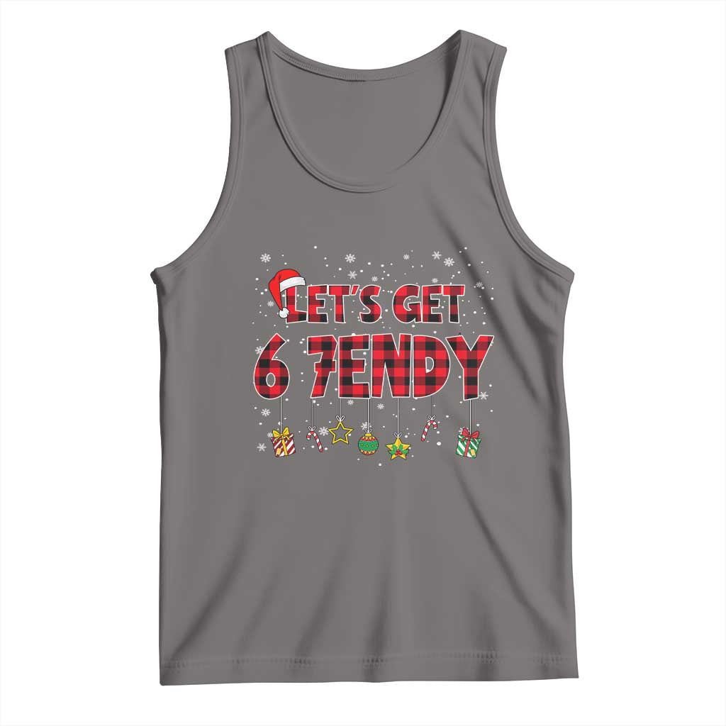 Six Seven Christmas Tank Top Let's get Sendy 7endy Funny 67 6 7 Meme Gen Alpha Slang - Wonder Print Shop