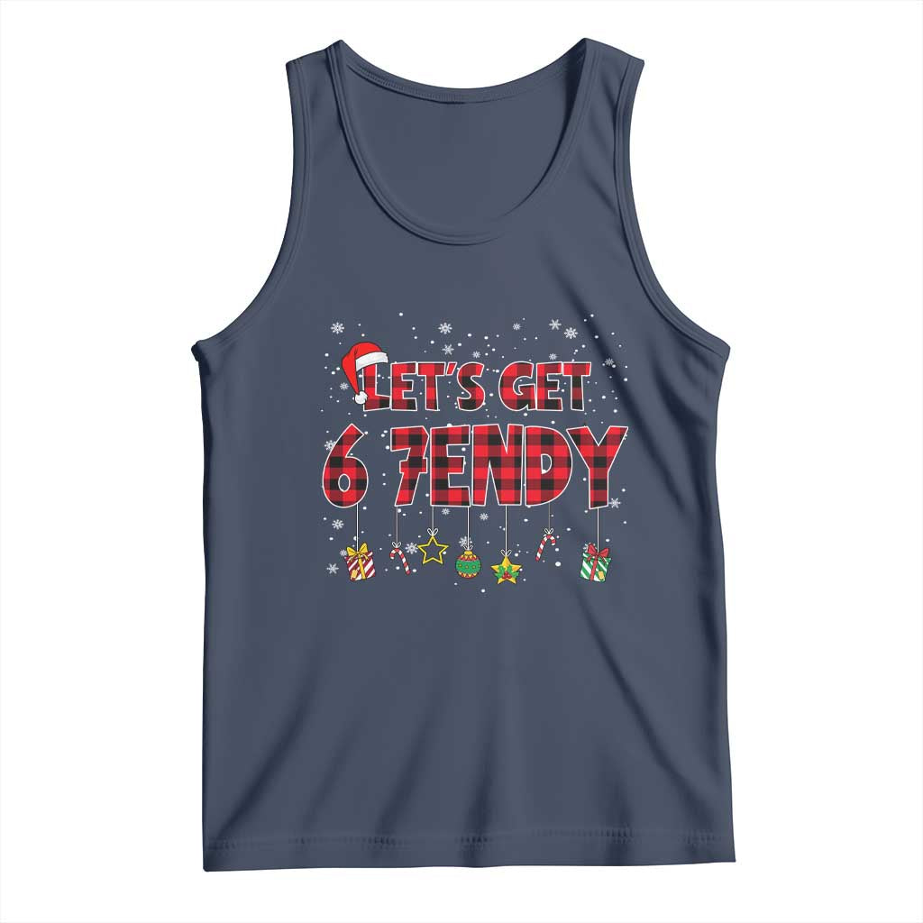 Six Seven Christmas Tank Top Let's get Sendy 7endy Funny 67 6 7 Meme Gen Alpha Slang - Wonder Print Shop