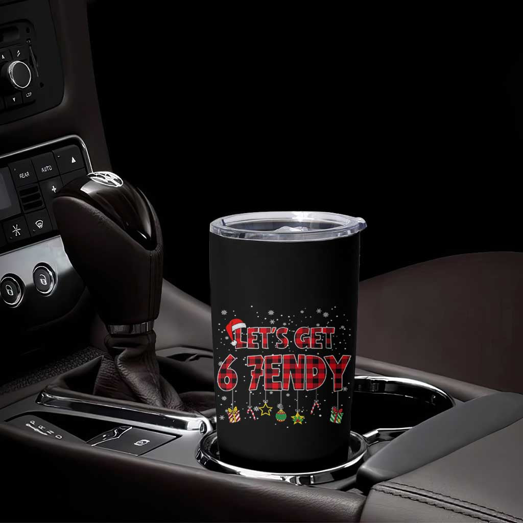 Six Seven Christmas Tumbler Cup Let's get Sendy 7endy Funny 67 6 7 Meme Gen Alpha Slang - Wonder Print Shop