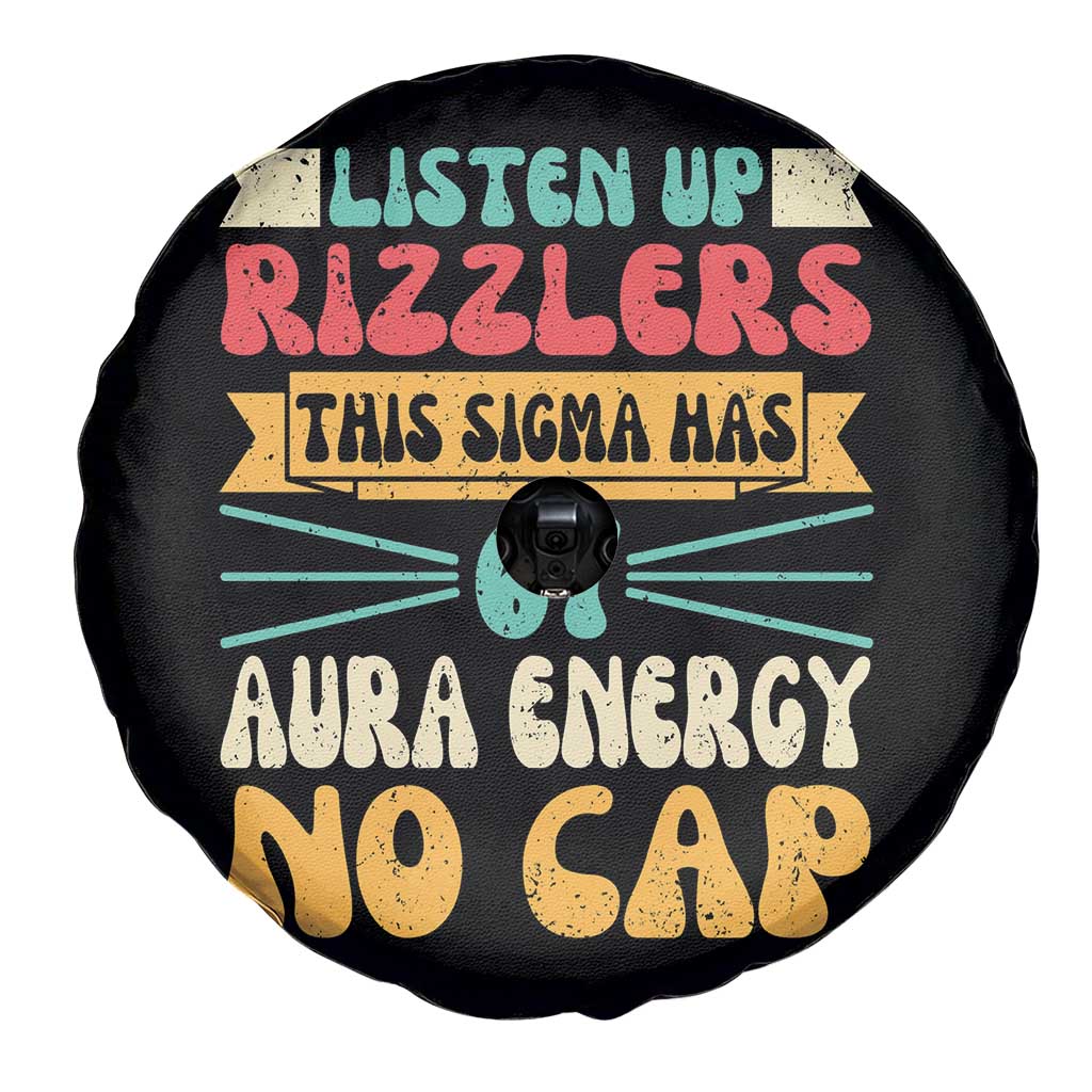 Listen Up Rizzlers This Sigma Has 67 Aura Energy Six Seven Spare Tire Cover - Wonder Print Shop