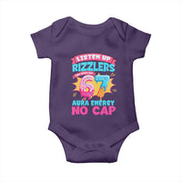 Listen Up Rizzlers This Sigma Has 67 Aura Energy Six Seven Baby Onesie Baseball Drip Number 67 - Wonder Print Shop