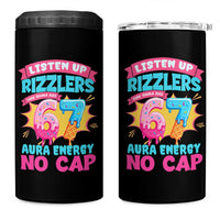 Listen Up Rizzlers This Sigma Has 67 Aura Energy Six Seven 4 in 1 Can Cooler Tumbler Baseball Drip Number 67 - Wonder Print Shop