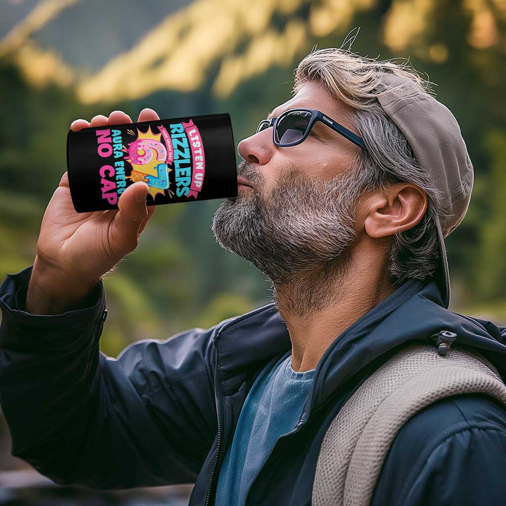 Listen Up Rizzlers This Sigma Has 67 Aura Energy Six Seven 4 in 1 Can Cooler Tumbler Baseball Drip Number 67 - Wonder Print Shop