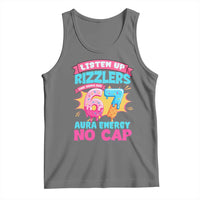 Listen Up Rizzlers This Sigma Has 67 Aura Energy Six Seven Tank Top Baseball Drip Number 67 - Wonder Print Shop