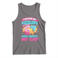 Listen Up Rizzlers This Sigma Has 67 Aura Energy Six Seven Tank Top Baseball Drip Number 67 - Wonder Print Shop