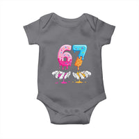 Funny 67 Six Seven Ice Cream Drip Baby Onesie Cool Meme 6 7 Funny Number Couple Matching Costume - Wonder Print Shop