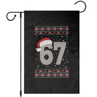 Funny Six Seven 6 7 Meme Ugly Christmas Garden Flag Gen Alpha Slang - Wonder Print Shop