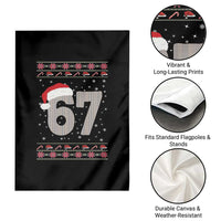 Funny Six Seven 6 7 Meme Ugly Christmas Garden Flag Gen Alpha Slang - Wonder Print Shop