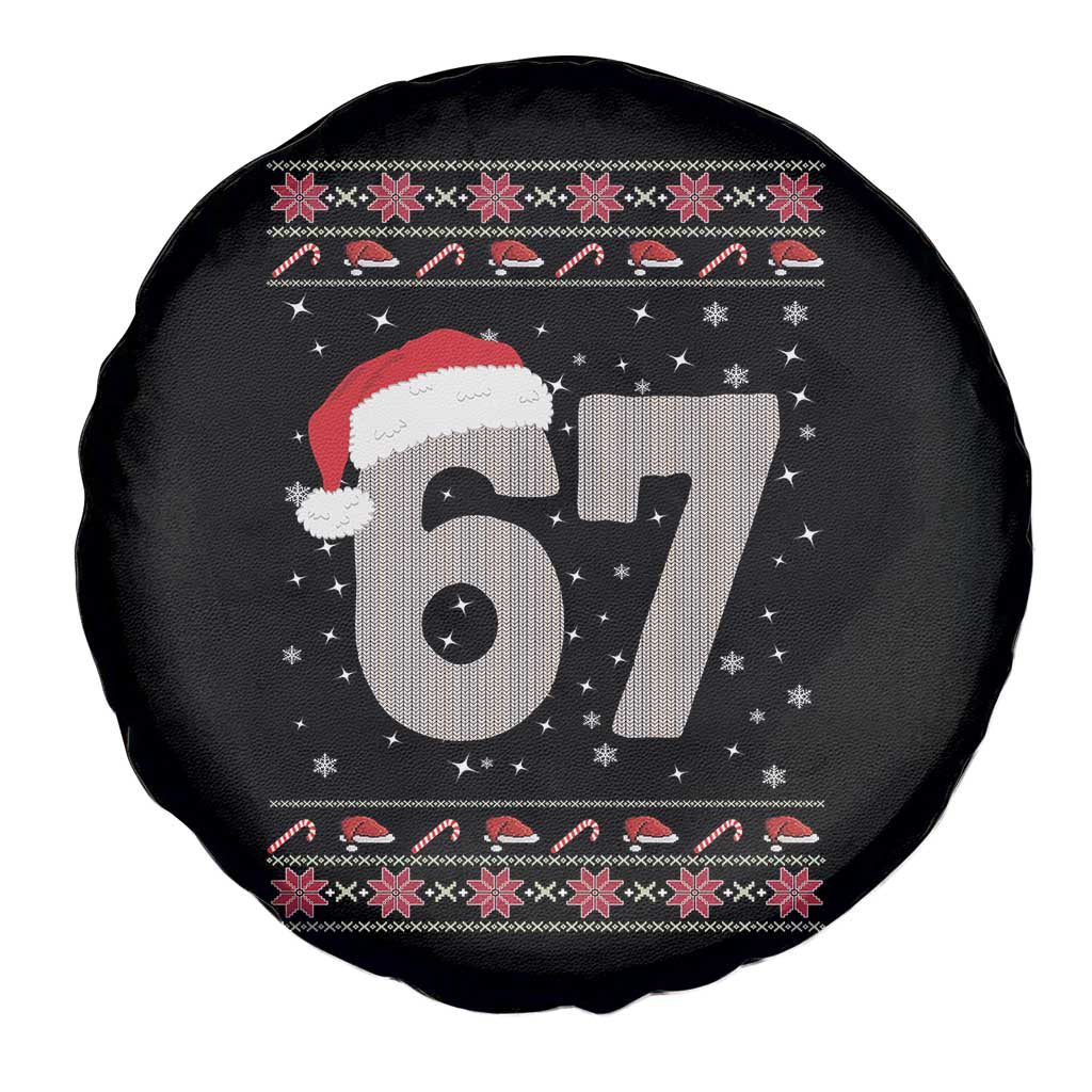 Funny Six Seven 6 7 Meme Ugly Christmas Spare Tire Cover Gen Alpha Slang - Wonder Print Shop