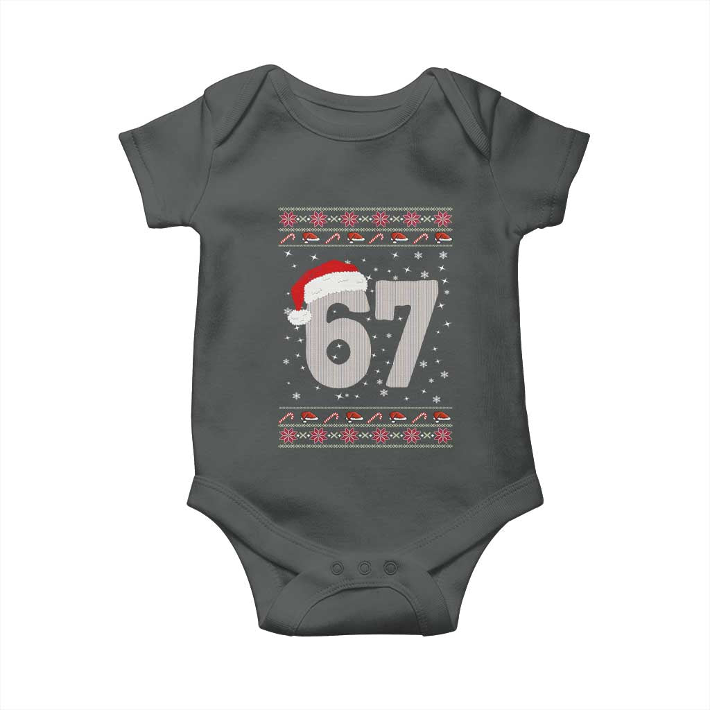 Funny Six Seven 6 7 Meme Ugly Christmas Baby Onesie Gen Alpha Slang - Wonder Print Shop