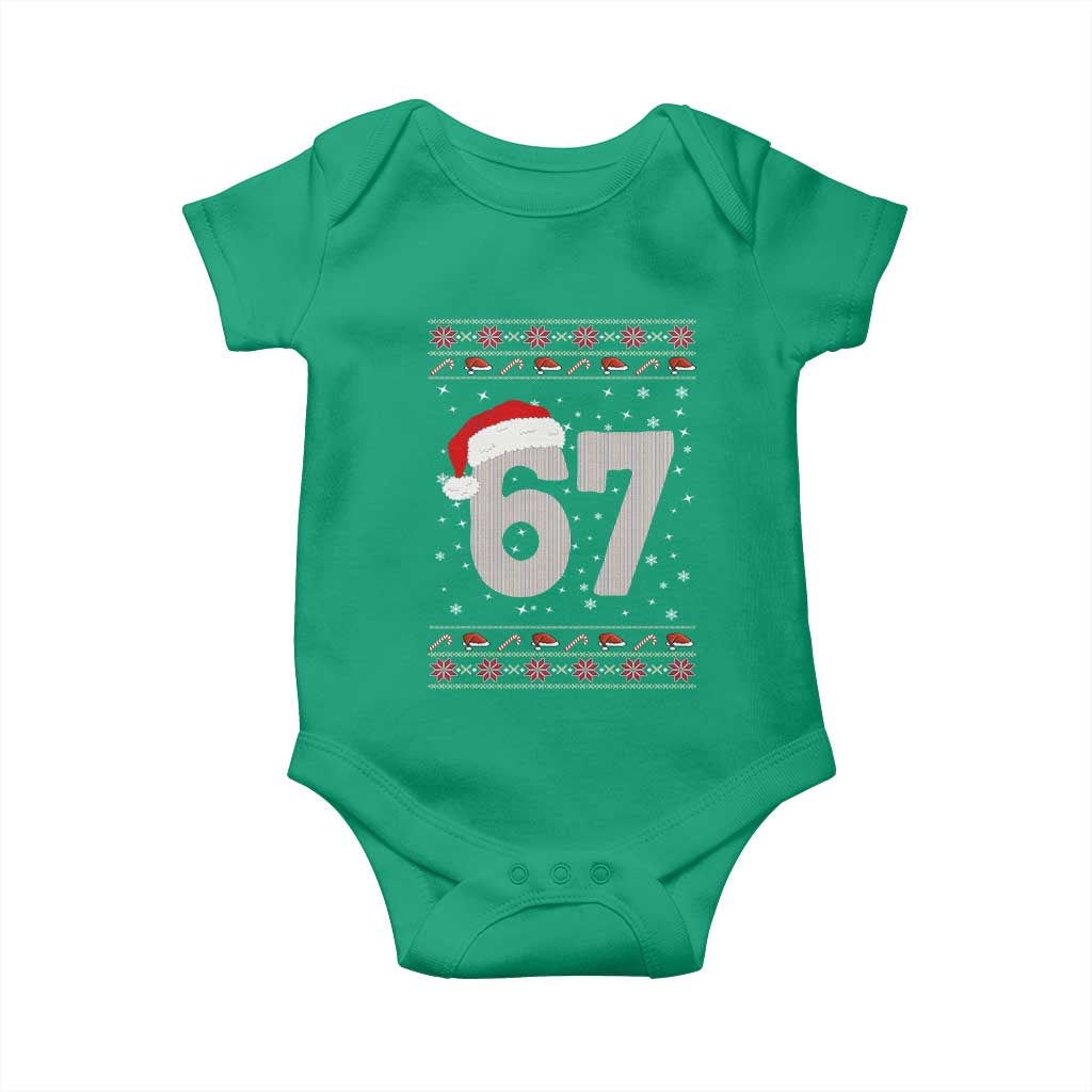 Funny Six Seven 6 7 Meme Ugly Christmas Baby Onesie Gen Alpha Slang - Wonder Print Shop