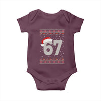 Funny Six Seven 6 7 Meme Ugly Christmas Baby Onesie Gen Alpha Slang - Wonder Print Shop