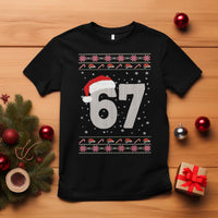 Funny Six Seven 6 7 Meme Ugly Christmas T Shirt Gen Alpha Slang - Wonder Print Shop