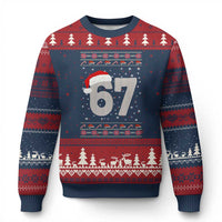 Funny Six Seven 6 7 Meme Ugly Xmas Ugly Christmas Sweater Gen Alpha Slang - Wonder Print Shop