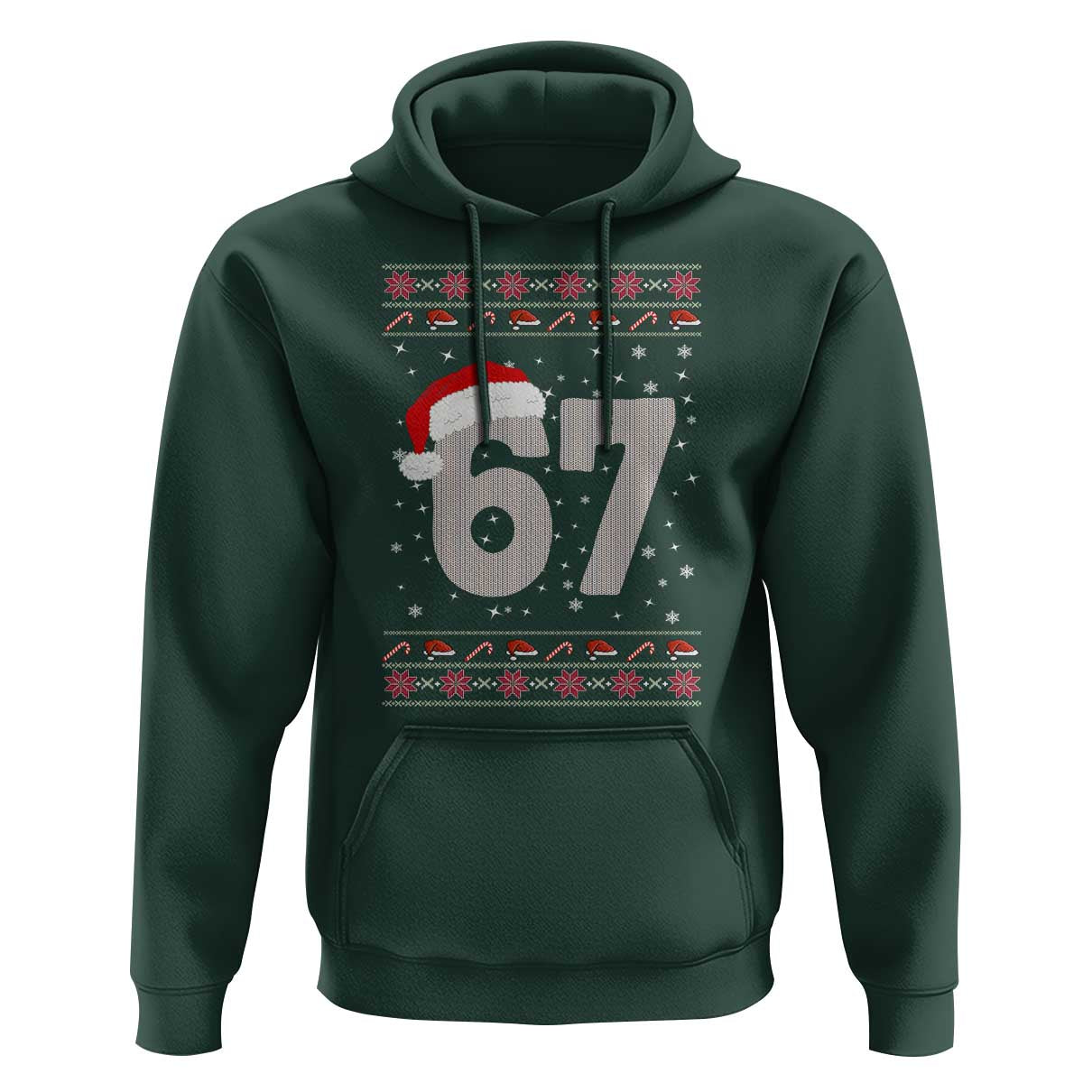 Funny Six Seven 6 7 Meme Ugly Christmas Hoodie Gen Alpha Slang - Wonder Print Shop