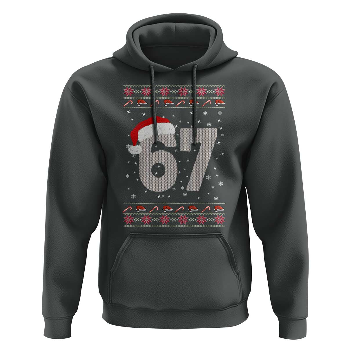 Funny Six Seven 6 7 Meme Ugly Christmas Hoodie Gen Alpha Slang - Wonder Print Shop