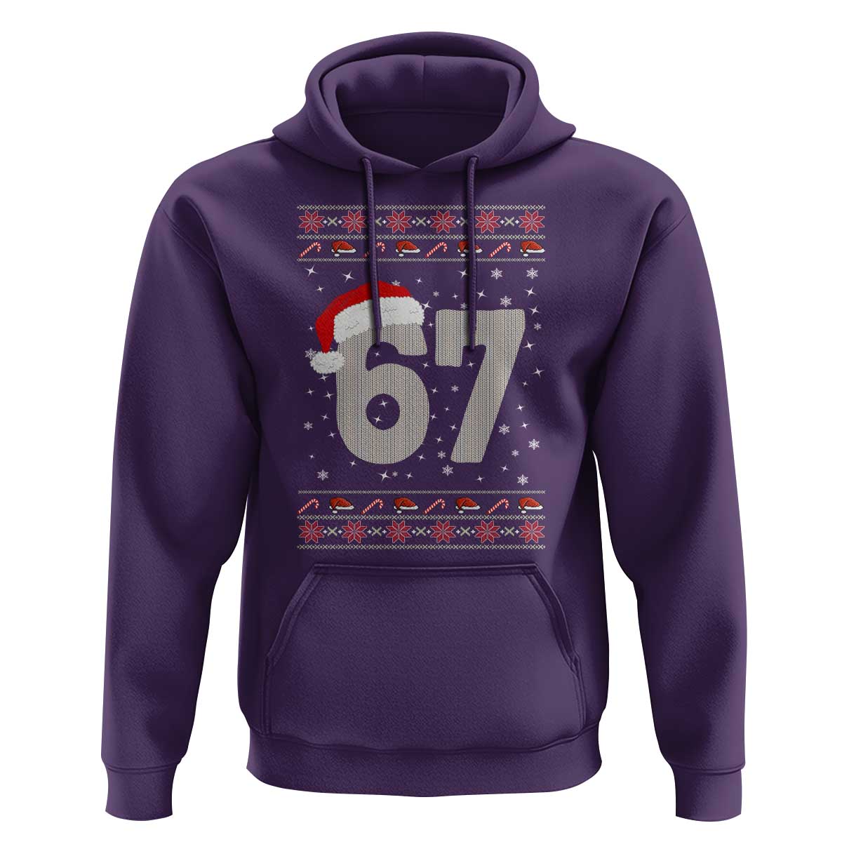 Funny Six Seven 6 7 Meme Ugly Christmas Hoodie Gen Alpha Slang - Wonder Print Shop