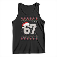 Funny Six Seven 6 7 Meme Ugly Christmas Tank Top Gen Alpha Slang - Wonder Print Shop