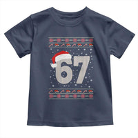 Funny Six Seven 6 7 Meme Ugly Christmas Toddler T Shirt Gen Alpha Slang - Wonder Print Shop
