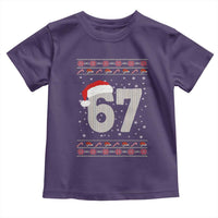 Funny Six Seven 6 7 Meme Ugly Christmas Toddler T Shirt Gen Alpha Slang - Wonder Print Shop