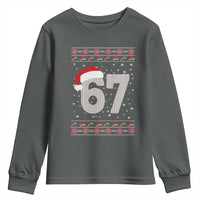 Funny Six Seven 6 7 Meme Ugly Christmas Youth Sweatshirt Gen Alpha Slang - Wonder Print Shop