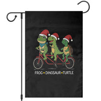 Subtle FDT Christmas Garden Flag Frog Dinosaur Turtle Political Satire - Wonder Print Shop