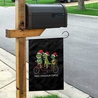 Subtle FDT Christmas Garden Flag Frog Dinosaur Turtle Political Satire - Wonder Print Shop