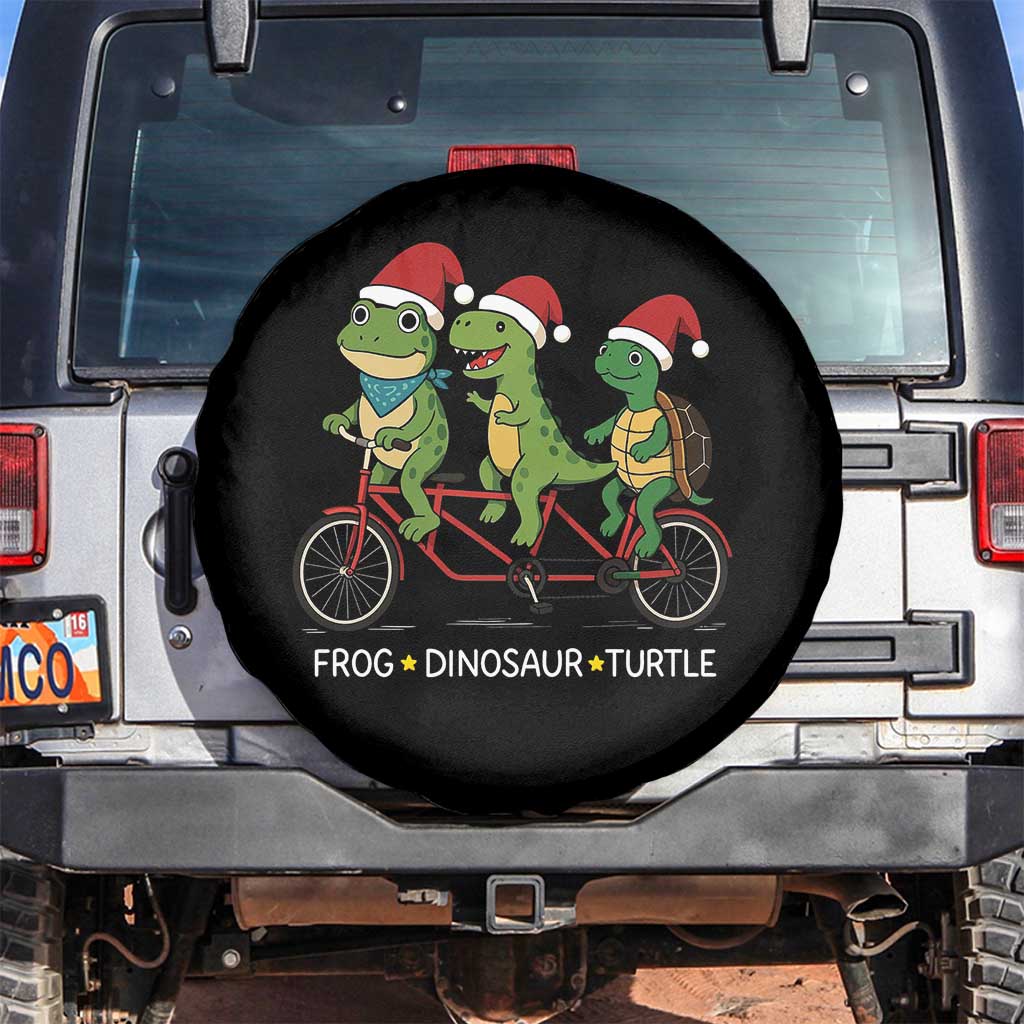 Subtle FDT Christmas Spare Tire Cover Frog Dinosaur Turtle Political Satire - Wonder Print Shop