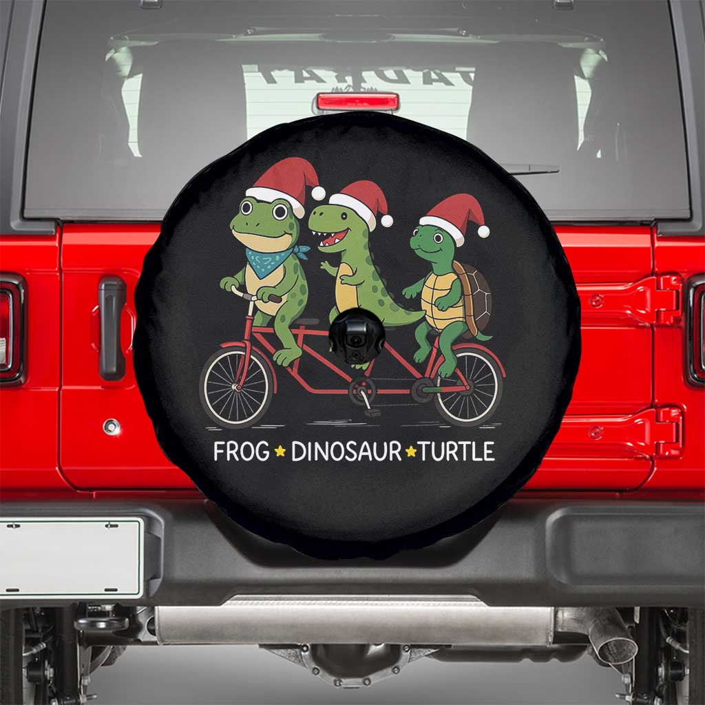 Subtle FDT Christmas Spare Tire Cover Frog Dinosaur Turtle Political Satire - Wonder Print Shop