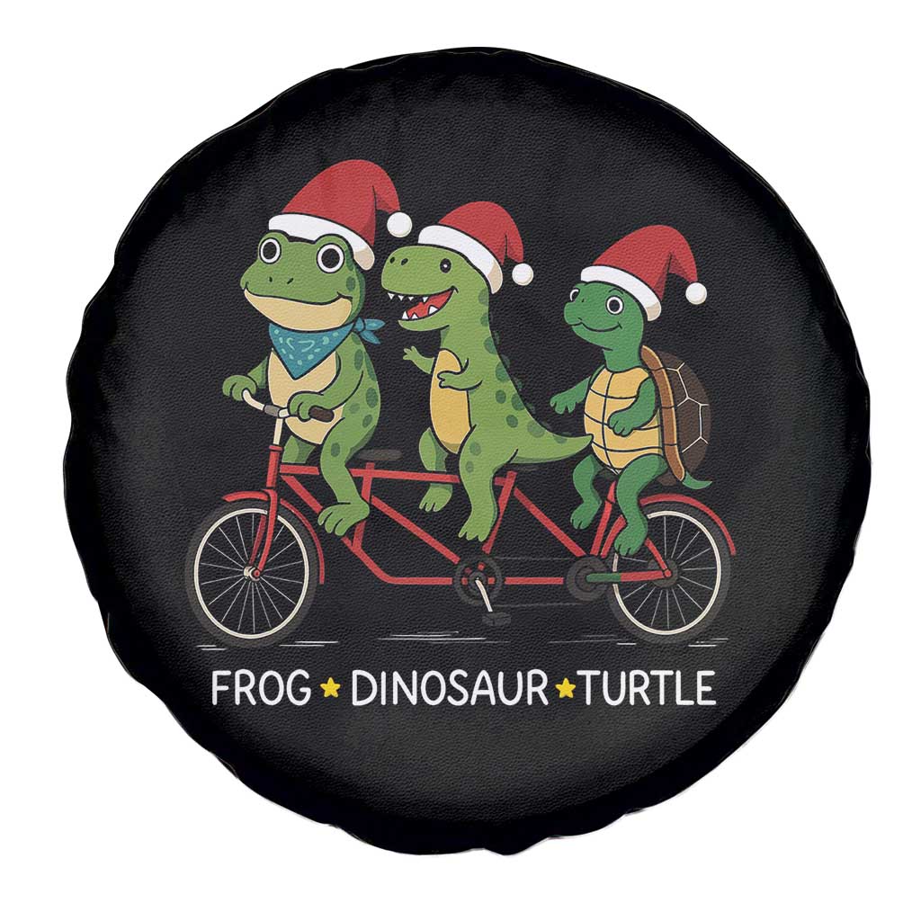 Subtle FDT Christmas Spare Tire Cover Frog Dinosaur Turtle Political Satire - Wonder Print Shop