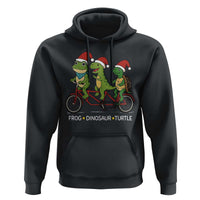 Subtle FDT Christmas Hoodie Frog Dinosaur Turtle Political Satire - Wonder Print Shop