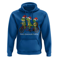 Subtle FDT Christmas Hoodie Frog Dinosaur Turtle Political Satire - Wonder Print Shop