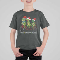 Subtle FDT Christmas T Shirt For Kid Frog Dinosaur Turtle Political Satire - Wonder Print Shop