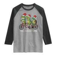Subtle FDT Christmas Raglan Shirt Frog Dinosaur Turtle Political Satire - Wonder Print Shop