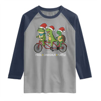 Subtle FDT Christmas Raglan Shirt Frog Dinosaur Turtle Political Satire - Wonder Print Shop